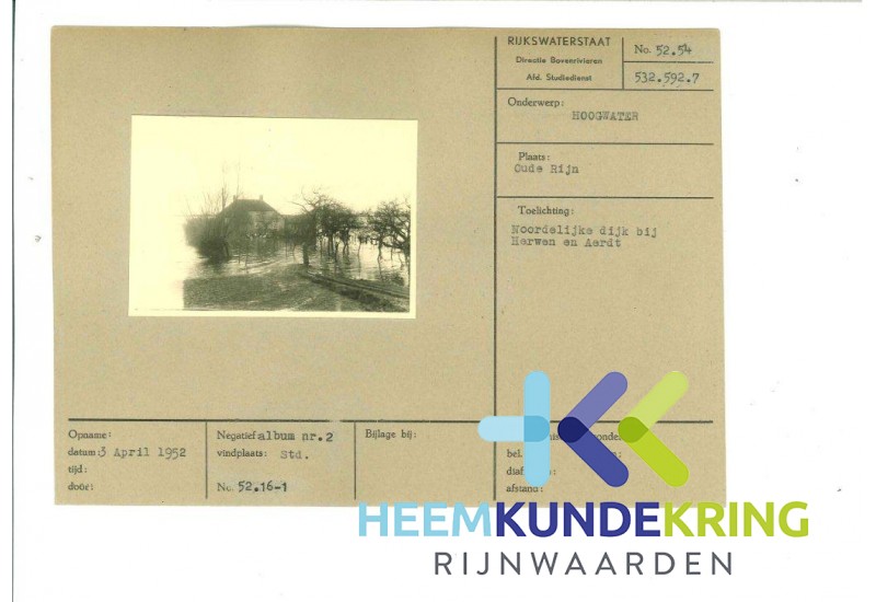 Hoogwater Oude Rijn 1952 F0000022